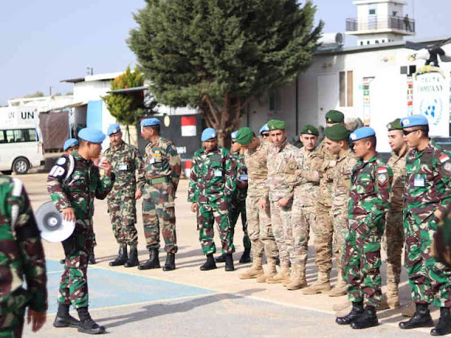 Satgas MPU Konga XXV-K/ UNIFIL Ikut Joint Training with LAF