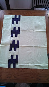 Flannel scraps baby quilt