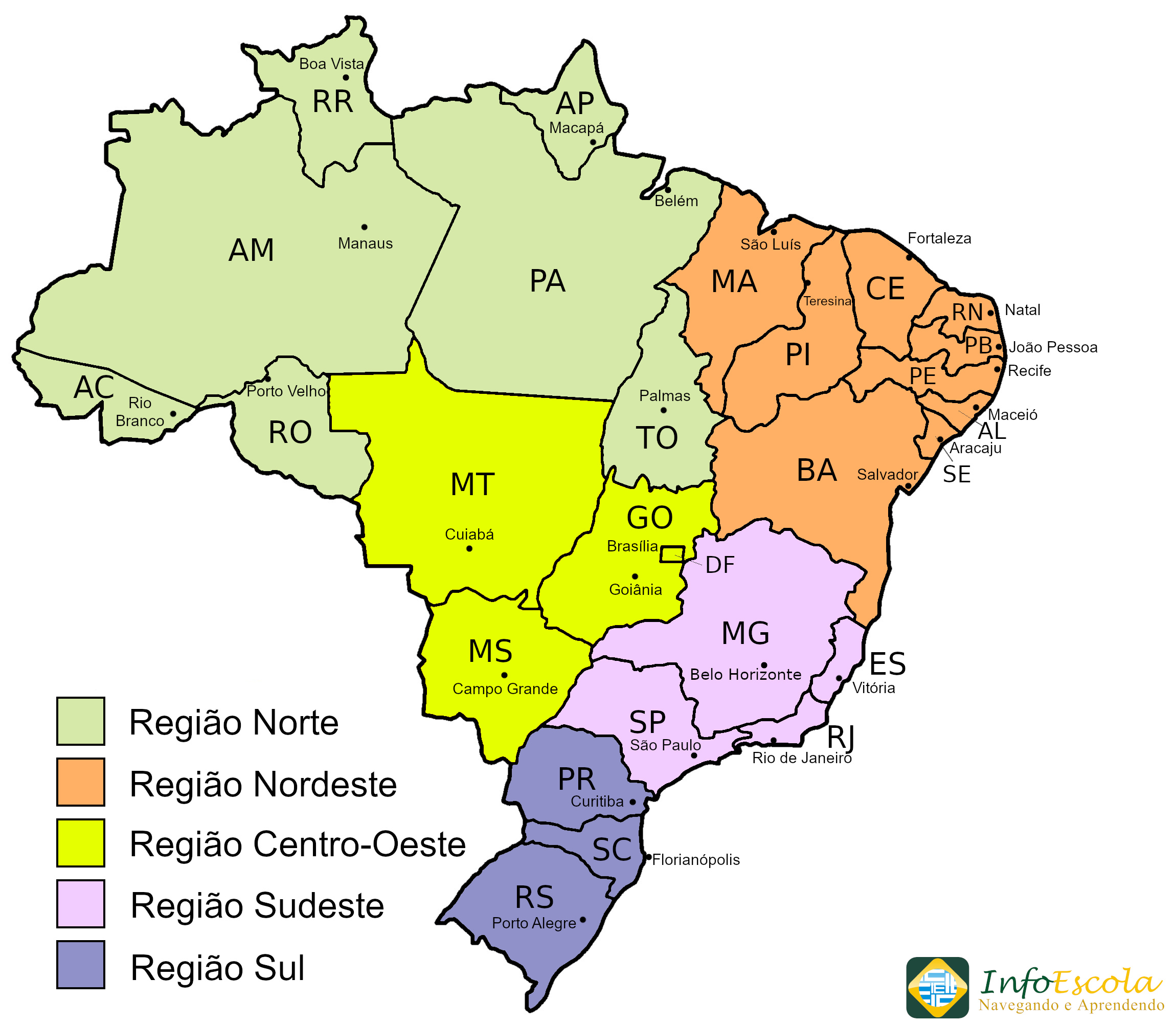 Brasil: Divisão Regional do IBGE - Disciplina - Geografia