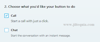choose option in skype