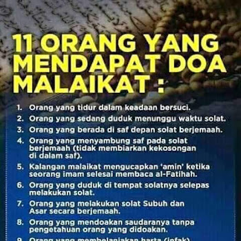 Orang yang Mendapat Doa Malaikat