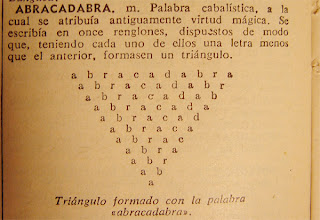 diccionario - abracadabra