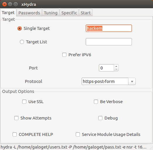 hydra gtk gui