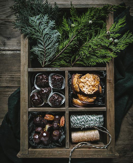 Recette de Noël Vegan : chocolats & florentins