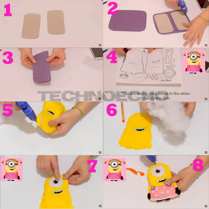 Cara Membuat Sarung Hp Dari Kain  Flanel  DIY Tutorial  TechnoEcho