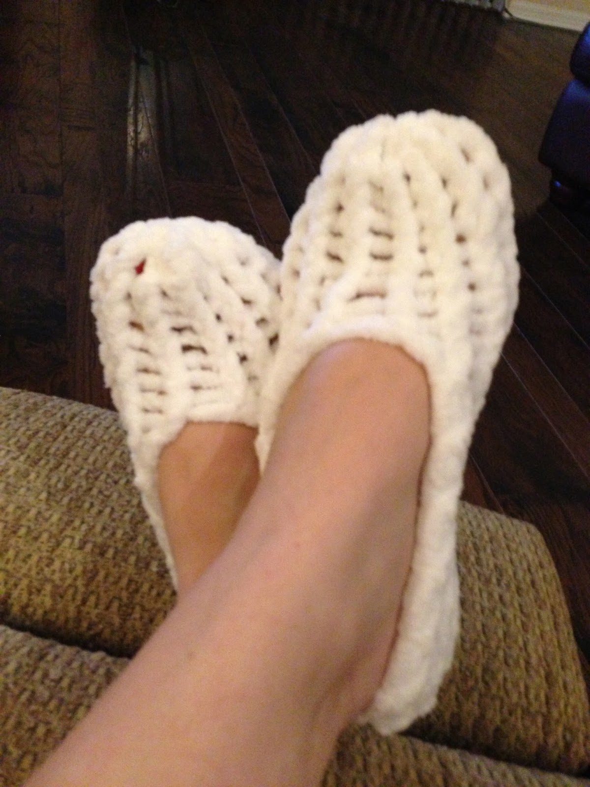 slippers Slippers for  loom Loom Girl Tea: Knitting Plus knitting Lou