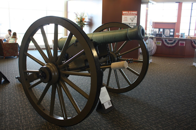 1841 6 pounder gun used at the beginning of the Civil War.