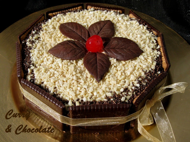 Tarta mousse de turrón de Jijona