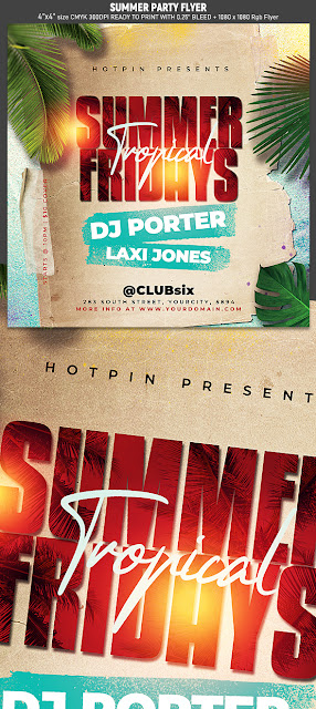  Summer Party Flyer Template