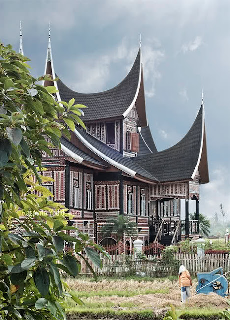 Desain Rumah Adat Padang Ide Terpopuler 