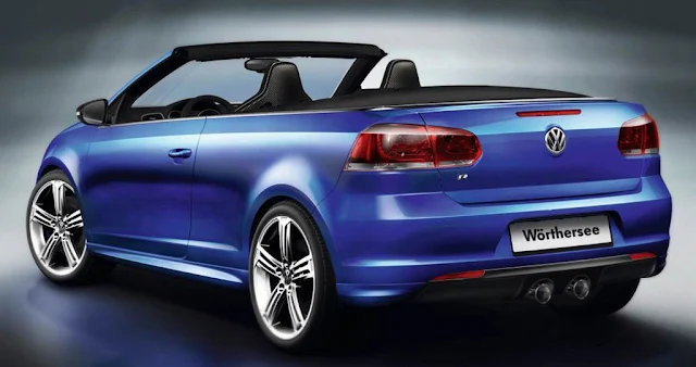 Golf R Cabrio perfil traseiro