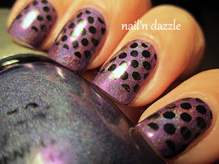 LOL, china, glaze, nail, polish, purple, holo, holographic, omg, collection, htf, polka, dot, bundle, monster, stamp, black