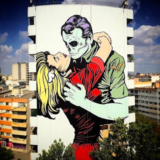 New graffiti mural love won't tear us apart by dface