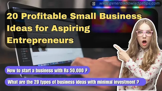 Think Outside the Box: 20 Profitable Small Business Ideas for Aspiring Entrepreneurs || Small business ideas
