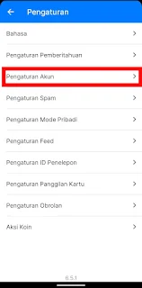 Hapus Akun Getcontact di Android