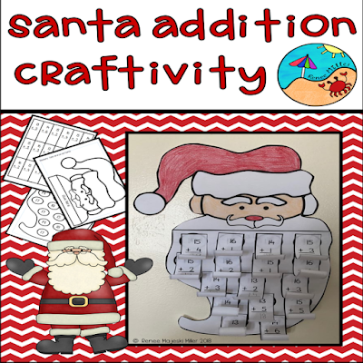 https://www.teacherspayteachers.com/Product/Christmas-Math-Worksheet-Addition-Craft-4188747