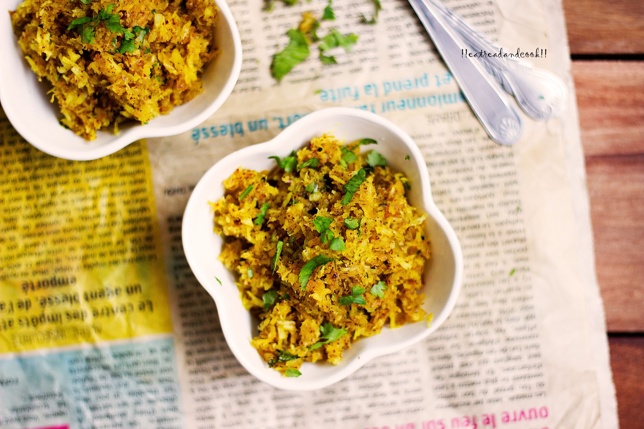 how to make Narkel Sorshe / Grated Coconut with Mustard Paste recipe and preparation