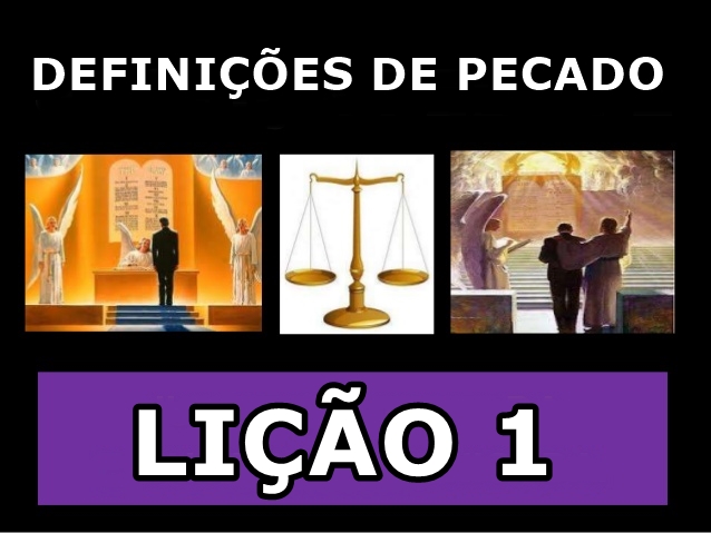 DEFINICOES DE PECADO 1