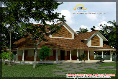 353 square meter (3800 sq. ft) House Elevation