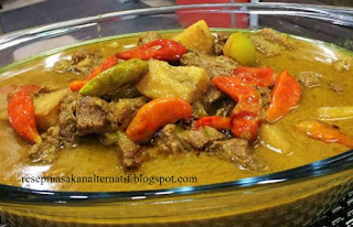 Resep Masakan Gulai Daging Sapi Enak Pedas