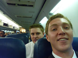 Kel and Eric flying out of MTC