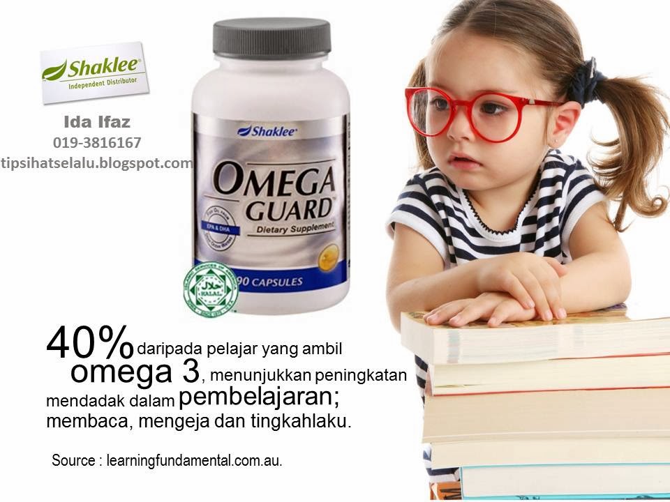 5 Cara Makan Omega Guard Untuk Kanak-Kanak ~ Agen SHAKLEE 