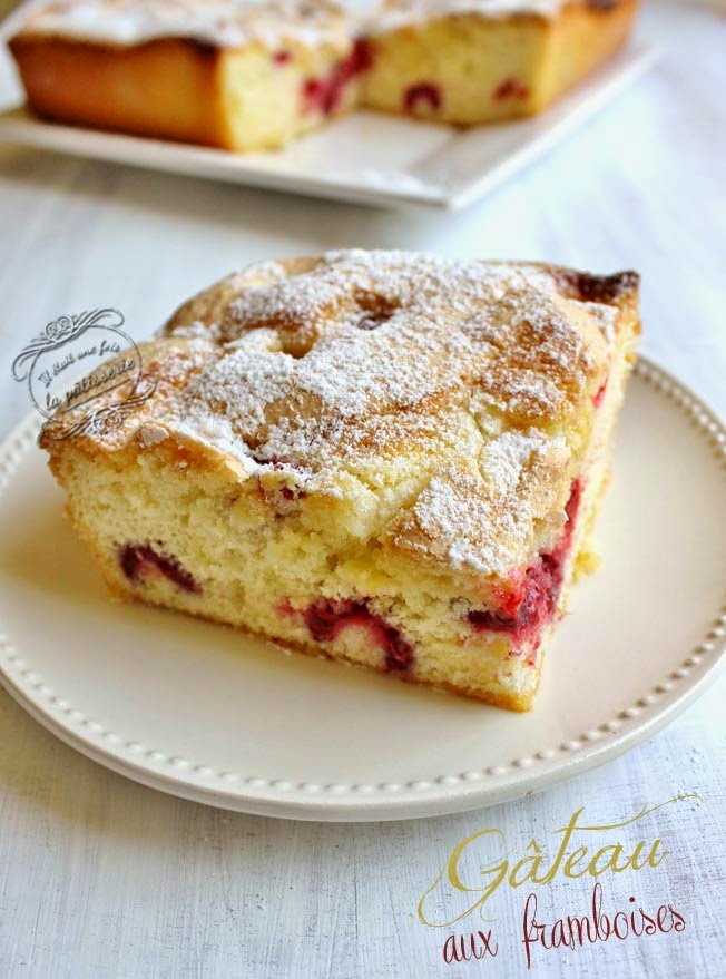 gateau-leger-framboises