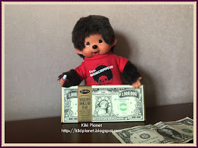 kiki monchhichi dollar chocolate bar chocolat one million americain snacks american