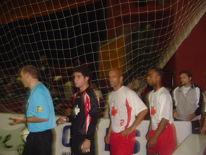 Canadian futsal Team at the Brazilian Grand Prix