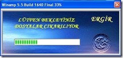 Winamp Portable Loading