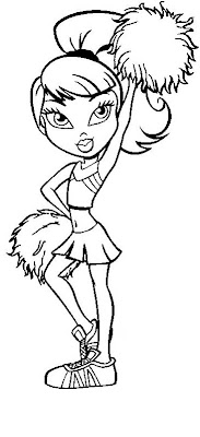 Cheerleading Coloring Sheets on Two More Coloring Sheets Of Bratz To Print And Color