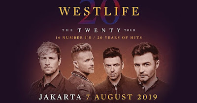 Konser Westlife Indonesia 2019