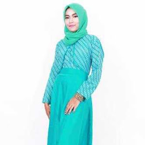 Gamis Gaun Batik Hijab Clarissa Putri Ayu