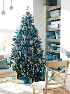 furniture and decorated tree Marry Christmas Living Room Ideas