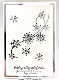 Snow is Glistening Christmas Card #3 Nigezza Creates