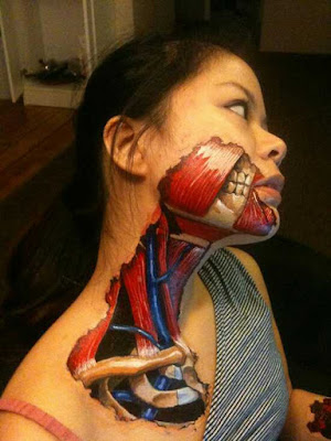  body painting cuello