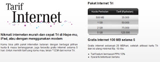 perbandingan tarif internet,daftar harga paket internet,perbandingan paket internet gsm,tarif internet 3, tarif internet xl,tarif internet indosat,daftar paket internet xl