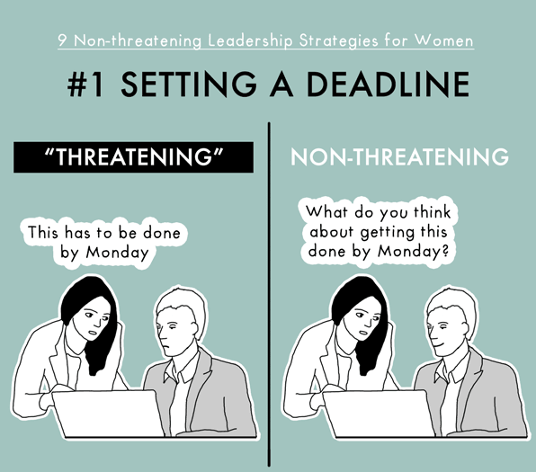 http://thecooperreview.com/non-threatening-leadership-strategies-for-women/