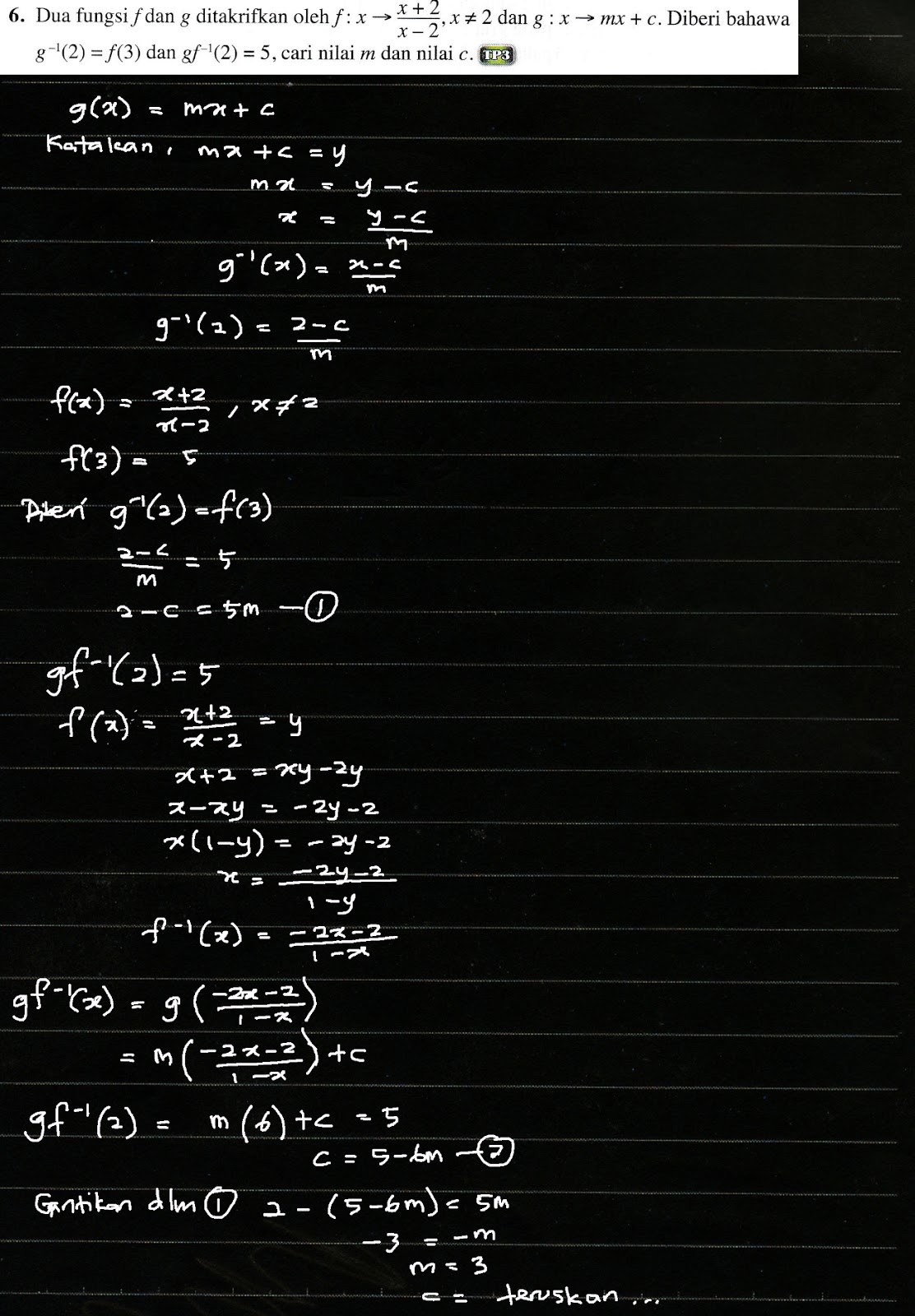 Lat Pengukuhan Ms 31 Bab 1 Fungsi Tingkatan 4 Matematik Tambahan