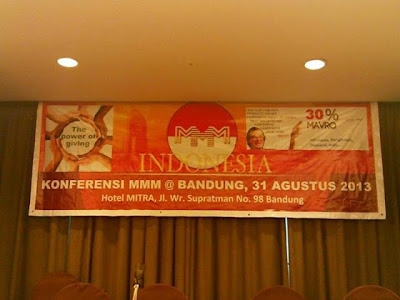 foto konferensi MMM Mavrodi Indonesia