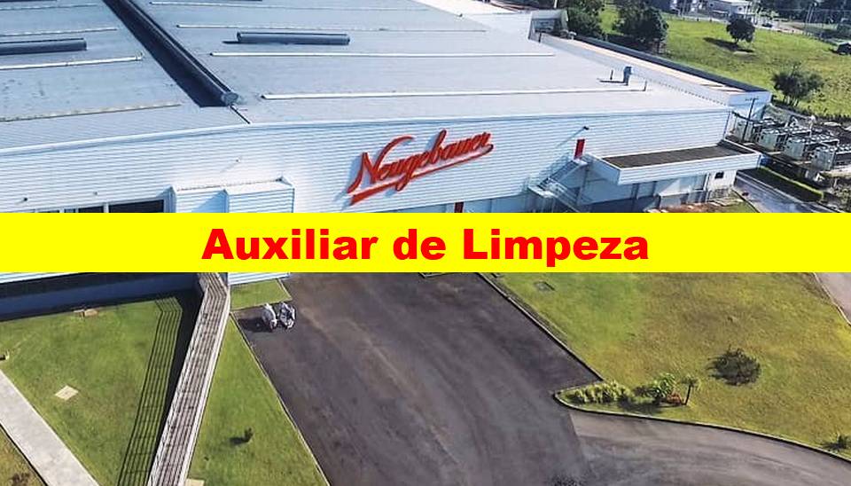 Neugebauer abre vaga para Auxiliar de Limpeza em sua fábrica