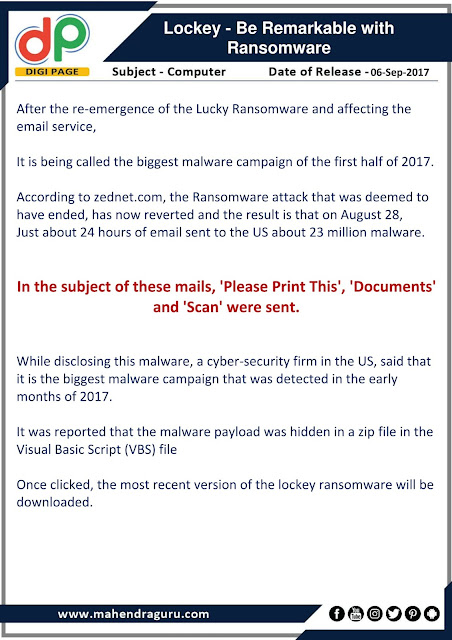 DP | Lockey - Be Remarkable With Ransomware  | 06 - 09 - 17