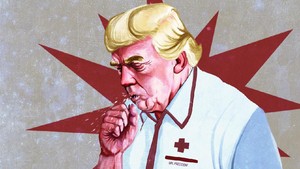 Trump Mengatakan Ia Terbuka untuk Dites Virus Corona