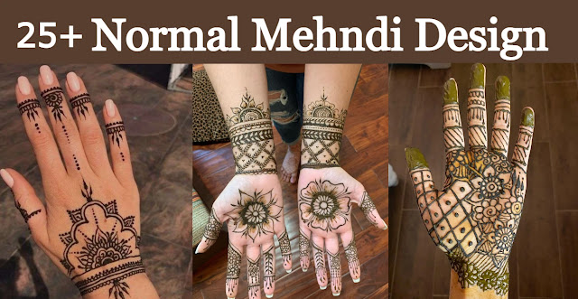 Normal Mehndi Design