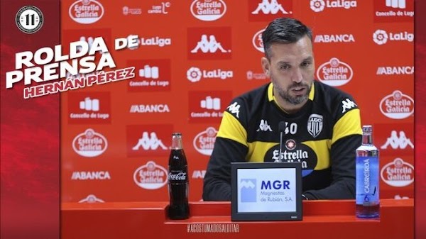 Hernán Pérez - Lugo -: "El Málaga es un equipo de Primera por todo"