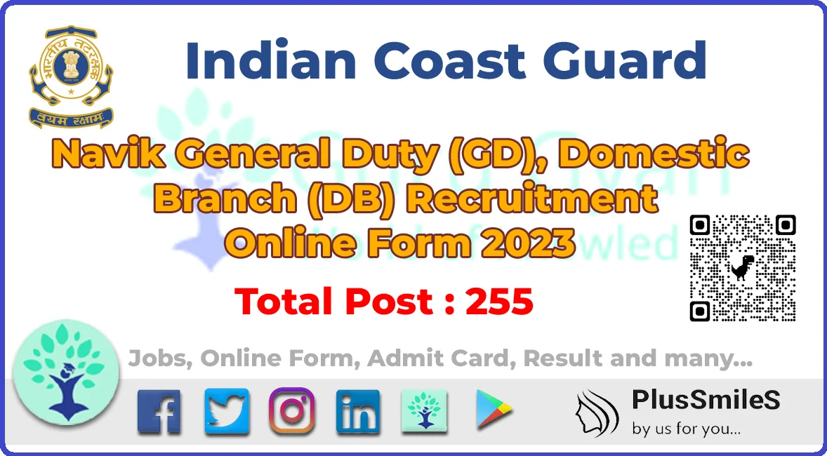 Indian Coast Guard Recruitment Banner
