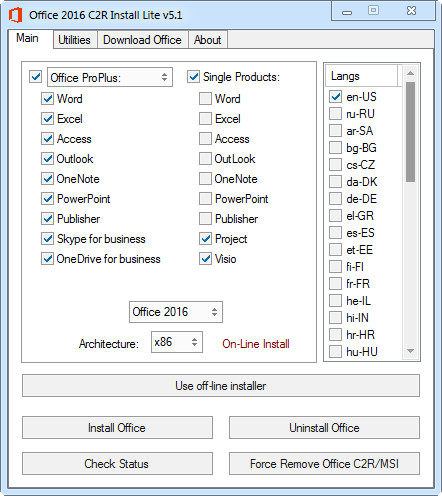 Office 2013-2016 C2R Install