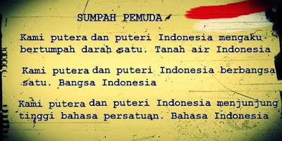 sumpah pemuda cinta bahasa indonesia