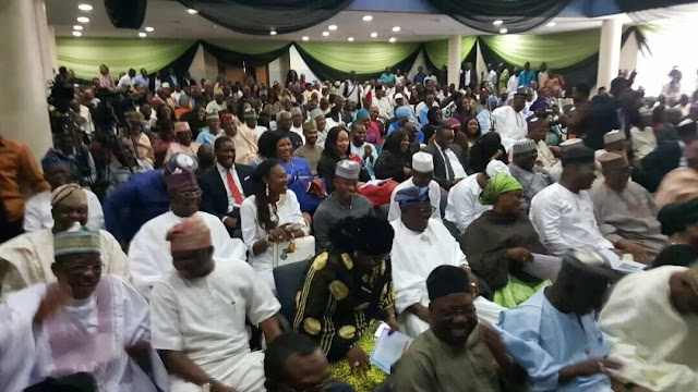 Saraki, Patience Jonathan, others, shut down Abuja for Dino  Melaye’s book launch (photos)