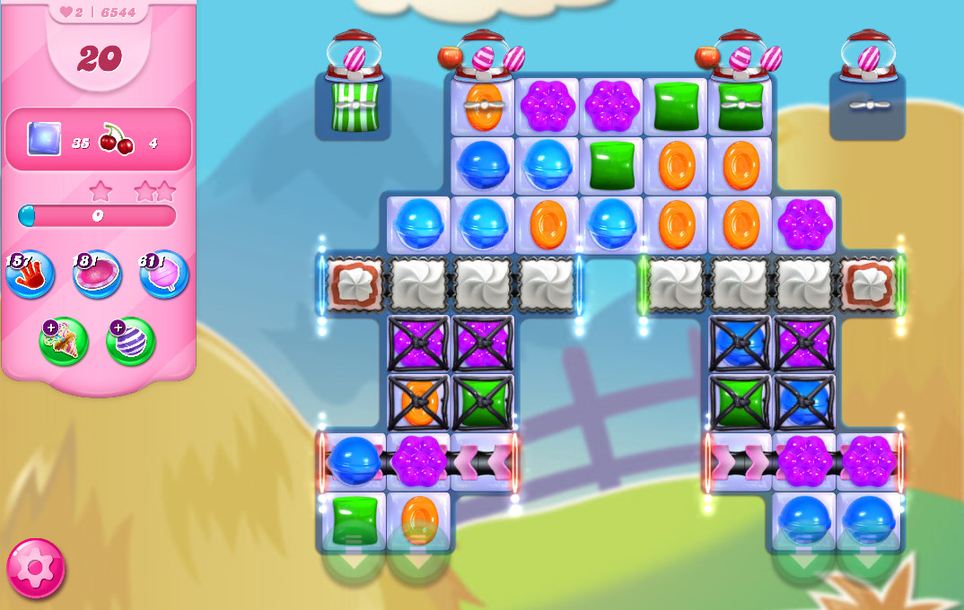 Candy Crush Saga level 6544